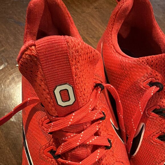 Nike Zoom Rival Ohio State Red/Black Men\'s Mesh Sneaker Lace Up Rubber Cleats main image 6